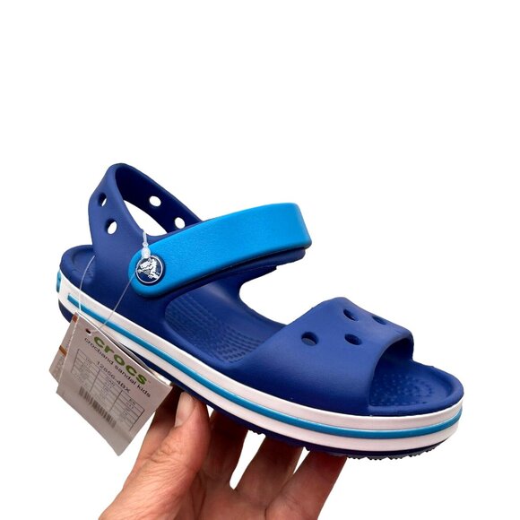 Crocs Crocband Little Boys Sandal Size 11 Royal Blue Water Friendly Lightweight - Picture 1 of 14